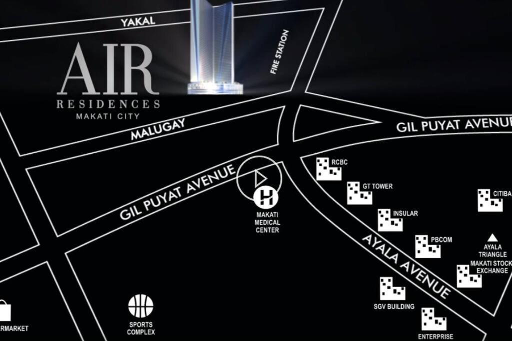 מנילה Great View 1 Bedroom Condo In Makati Near Trident Tower מראה חיצוני תמונה